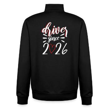 Führerschein 2026 Fahrprüfung Führerscheinprüfung - Unisex Organic Zip Sweatshirt von Stanley/Stella - Schwarz - Hinten - AI Model Male 185 light (185cm)