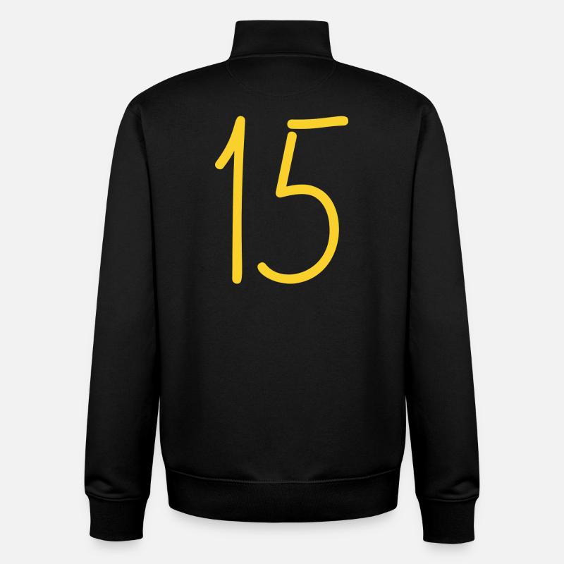 15 - Sweat zippé unisexe en coton bio Stanley/Stella - noir