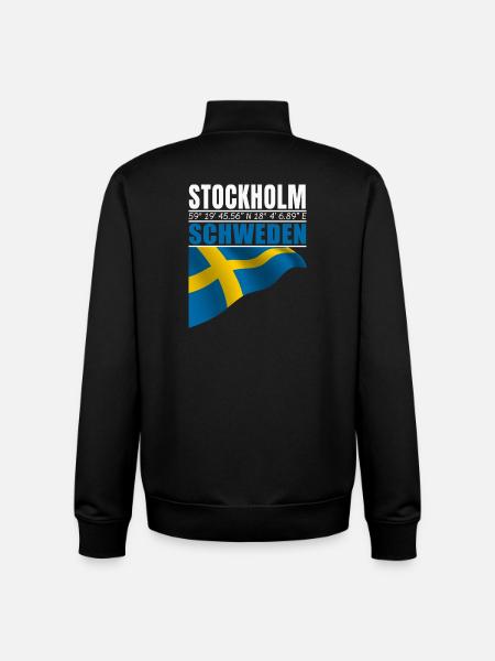 Stockholm - Sweat zippé unisexe en coton bio Stanley/Stella - noir