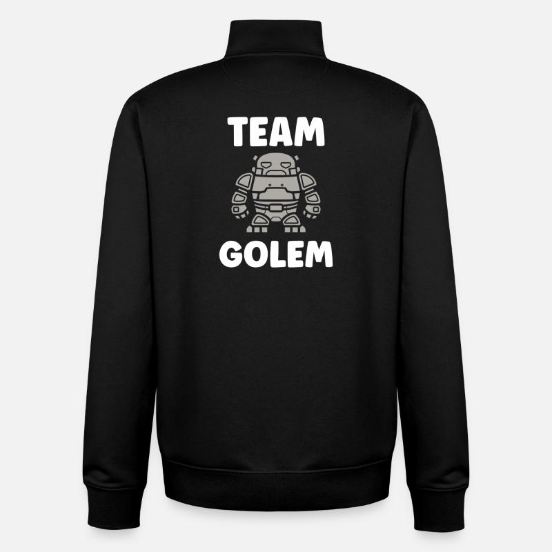 Team Golem - Unisex Organic Zip Sweatshirt von Stanley/Stella - Schwarz