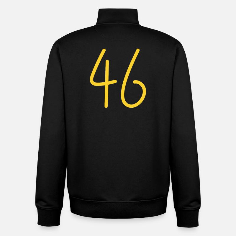 46 - Unisex Organic Zip Sweatshirt by Stanley/Stella - black