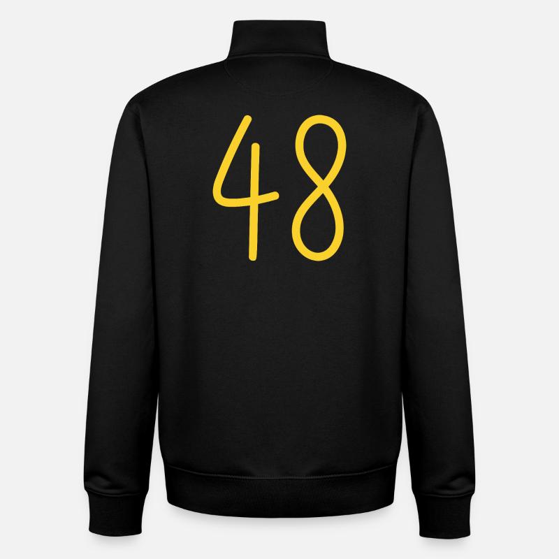 48 - Sweat zippé unisexe en coton bio Stanley/Stella - noir