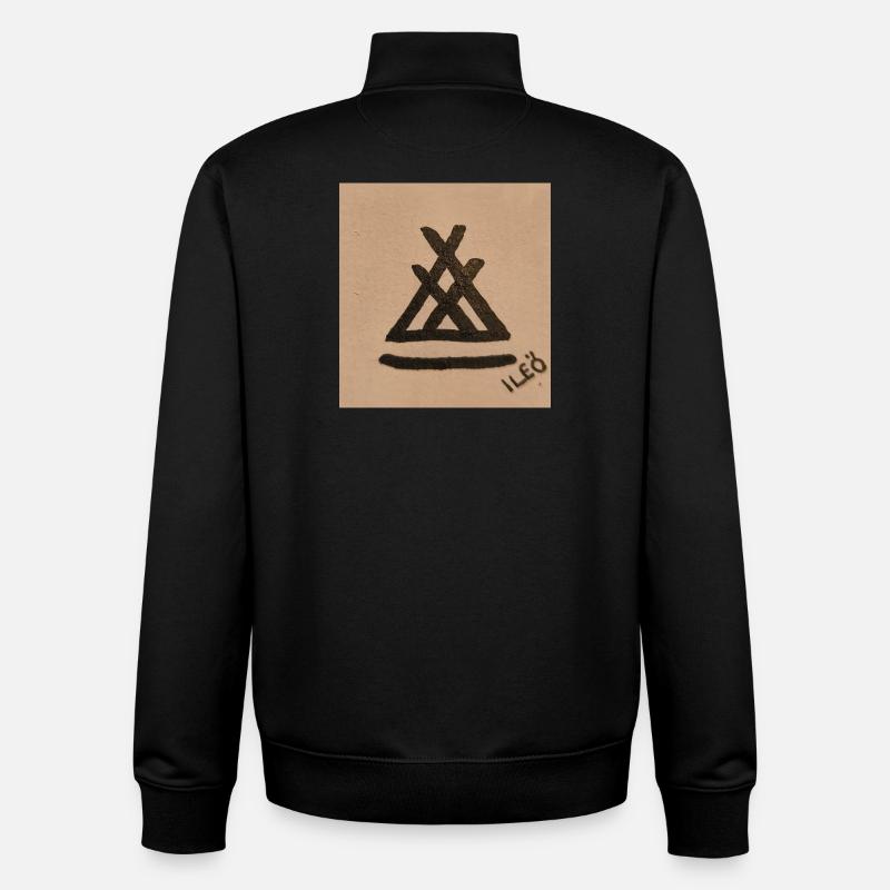 Lavvu - Sweat zippé unisexe en coton bio Stanley/Stella - noir