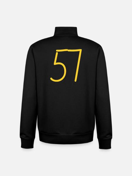 57 - Sweat zippé unisexe en coton bio Stanley/Stella - noir