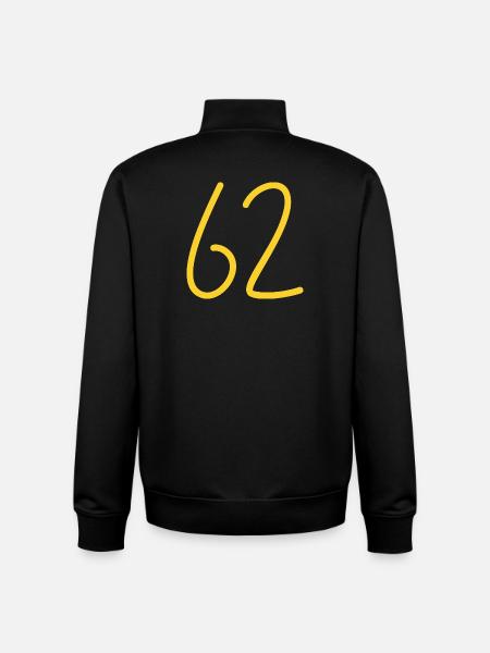 62 - Sweat zippé unisexe en coton bio Stanley/Stella - noir