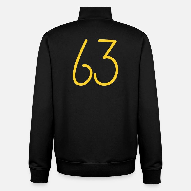 63 - Sweat zippé unisexe en coton bio Stanley/Stella - noir