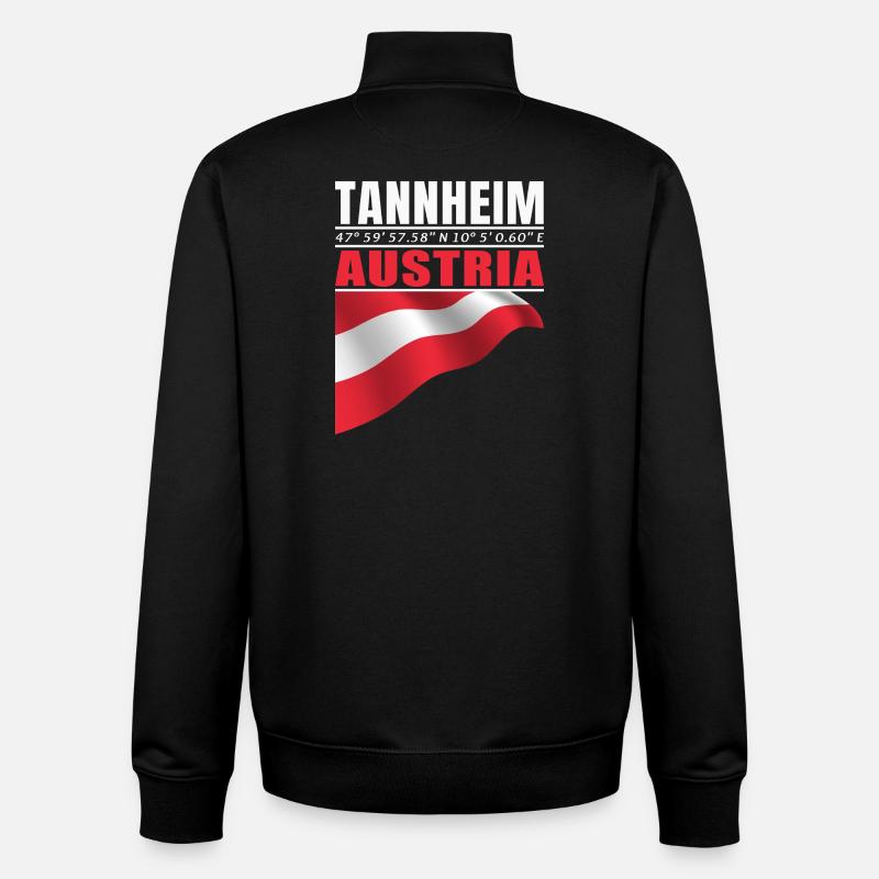 Tannheim - Unisex Organic Zip Sweatshirt von Stanley/Stella - Schwarz