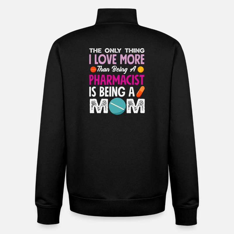 Apotheker Pharmazeutisch-technischer - Unisex Organic Zip Sweatshirt von Stanley/Stella - Schwarz