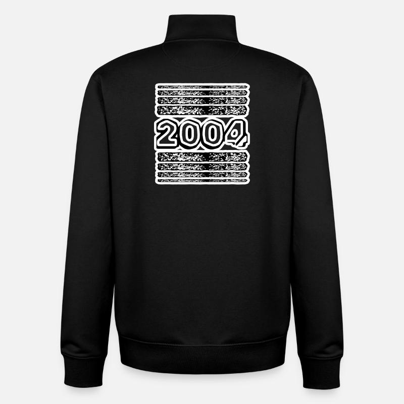 2004 - Sweat zippé unisexe en coton bio Stanley/Stella - noir