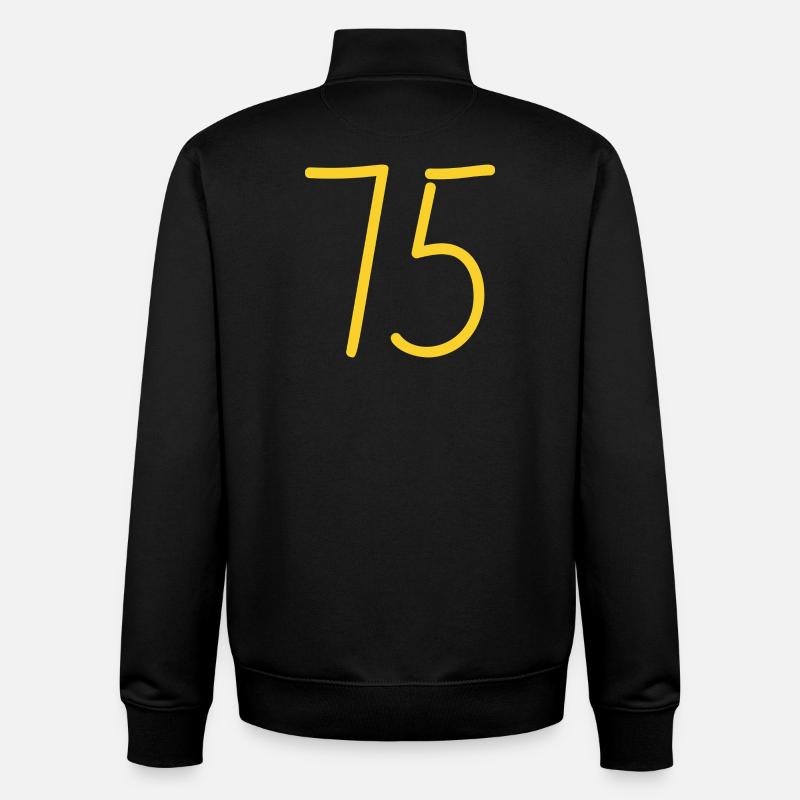 75 - Sweat zippé unisexe en coton bio Stanley/Stella - noir