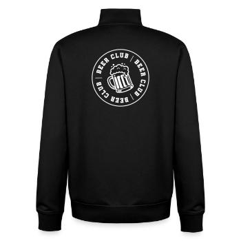 Bier Club Verein Saufen - Unisex Organic Zip Sweatshirt von Stanley/Stella - Schwarz - Hinten - AI Model Male 185 light (185cm)