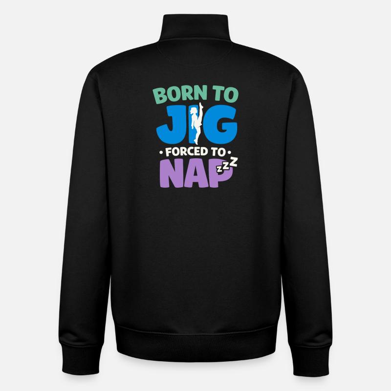 Irischer Tanz Step-dancing Celtic Fan - Unisex Organic Zip Sweatshirt von Stanley/Stella - Schwarz