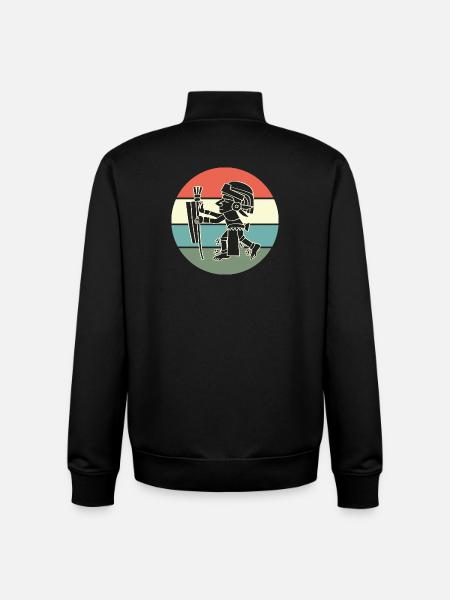 aztec Maya kalender Inka - Unisex Organic Zip Sweatshirt von Stanley/Stella - Schwarz
