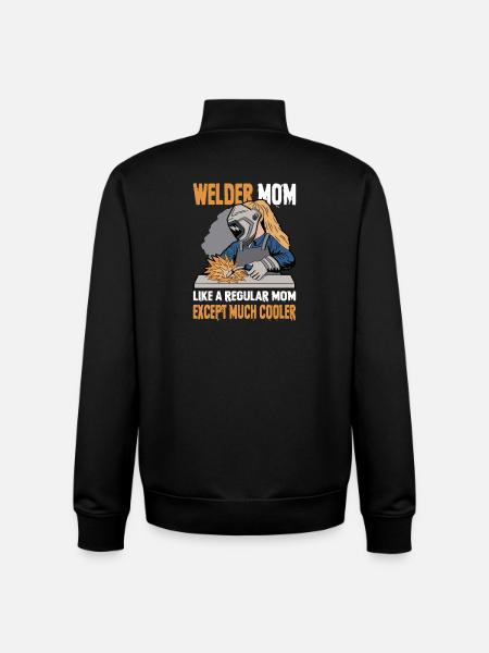 Schweißer Spruch Geschenke Für Metallbauer - Unisex Organic Zip Sweatshirt von Stanley/Stella - Schwarz