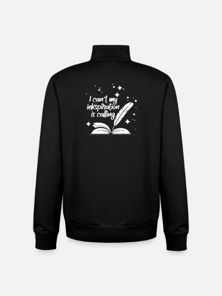 Poetry Slam Ink Stimulation Slam Poetry - Unisex Organic Zip Sweatshirt by Stanley/Stella - black
