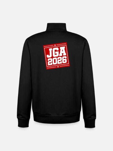 Jga 2026 Bachelor Party - Unisex Organic Zip Sweatshirt by Stanley/Stella - black