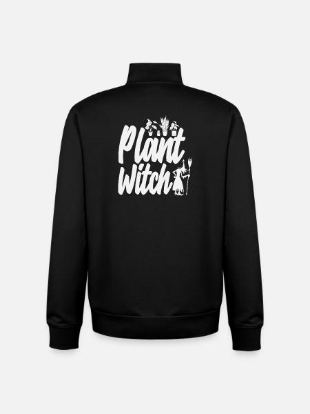 Plant Witch Plant Lover - Unisex Organic Zip Sweatshirt by Stanley/Stella - black