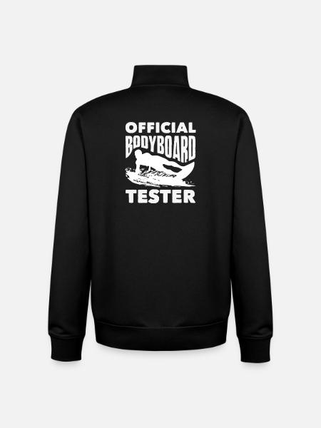 Surfing Surfboarder Bodyboarder - Unisex Organic Zip Sweatshirt by Stanley/Stella - black