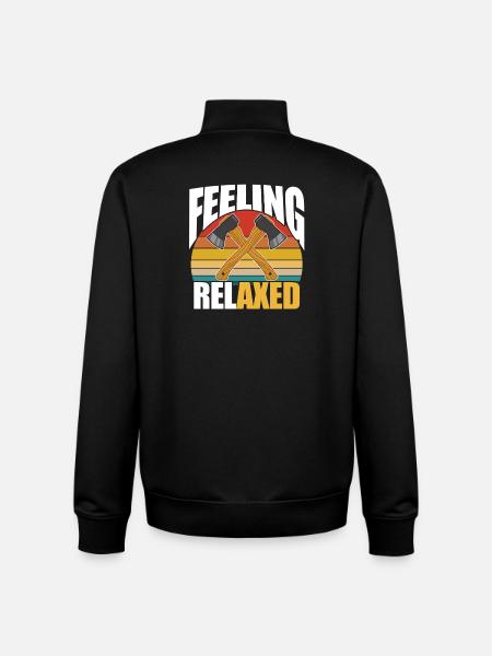 Se sentir détendu - Sweat zippé unisexe en coton bio Stanley/Stella - noir