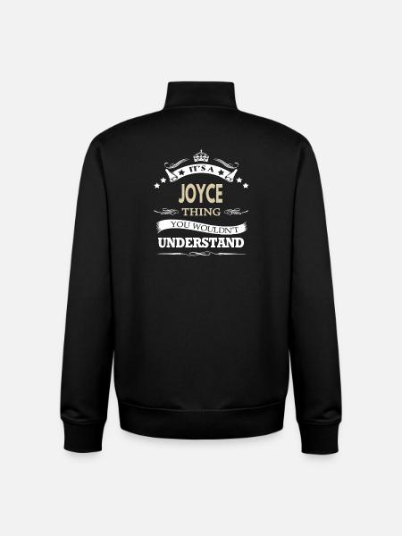 Joyce Thing You Wouldn't Understand - Unisex Organic Zip Sweatshirt by Stanley/Stella - black