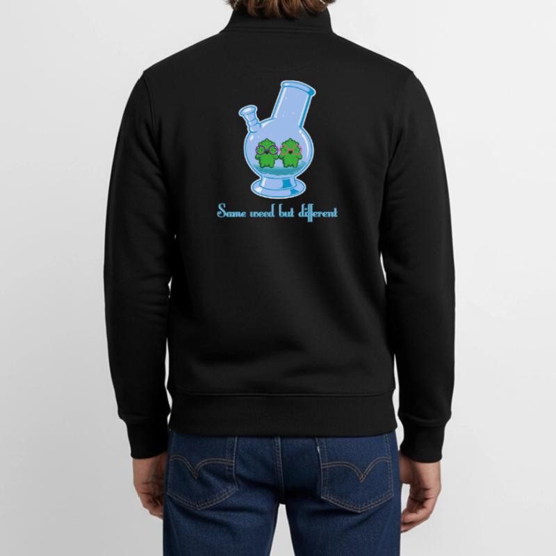 Same weed but different Unisex Organic Zip Sweatshirt von Stanley/Stella