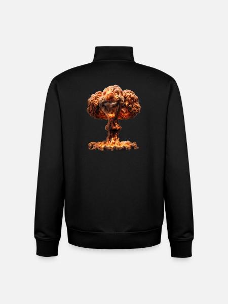 Die Kraft der Atome - Unisex Organic Zip Sweatshirt von Stanley/Stella - Schwarz