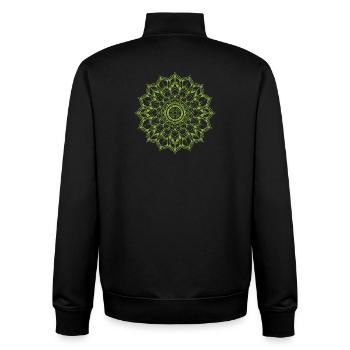 Mandala - Unisex Organic Zip Sweatshirt von Stanley/Stella - Schwarz - Hinten - AI Model Male 185 light (185cm)
