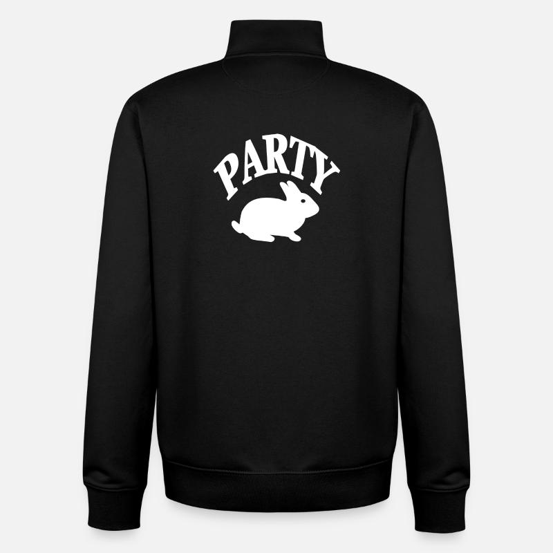Party - Unisex Organic Zip Sweatshirt von Stanley/Stella - Schwarz
