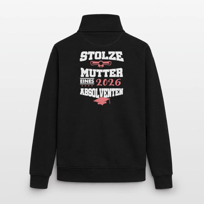 Stolze Mutter Absolvent 2026 Bachelor Master Unisex Organic Zip Sweatshirt von Stanley/Stella