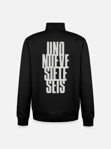 Uno Nueve Siete Seis 1976 - Unisex Organic Zip Sweatshirt by Stanley/Stella - black