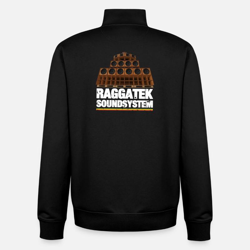 Raggatek - Unisex Organic Zip Sweatshirt von Stanley/Stella - Schwarz