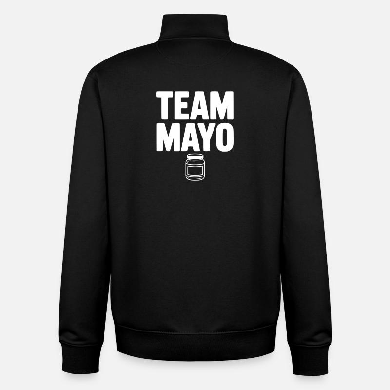 Équipe Mayo - Sweat zippé unisexe en coton bio Stanley/Stella - noir