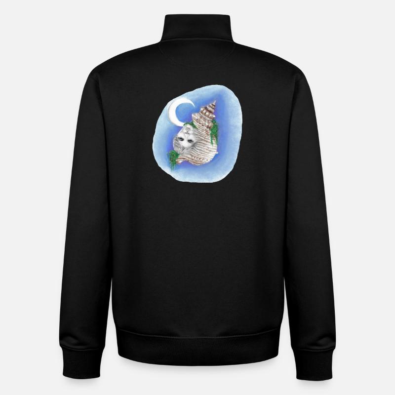 04. Erinnererseele - Unisex Organic Zip Sweatshirt von Stanley/Stella - Schwarz