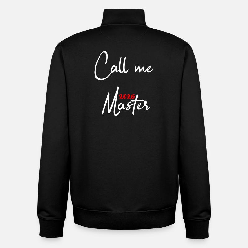 Master's Degree Graduation 2026 - Unisex Organic Zip Sweatshirt by Stanley/Stella - black