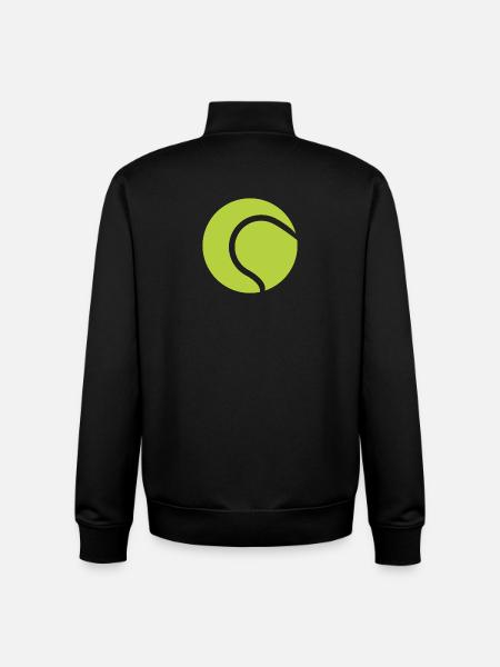 Tennisball - Unisex Organic Zip Sweatshirt von Stanley/Stella - Schwarz