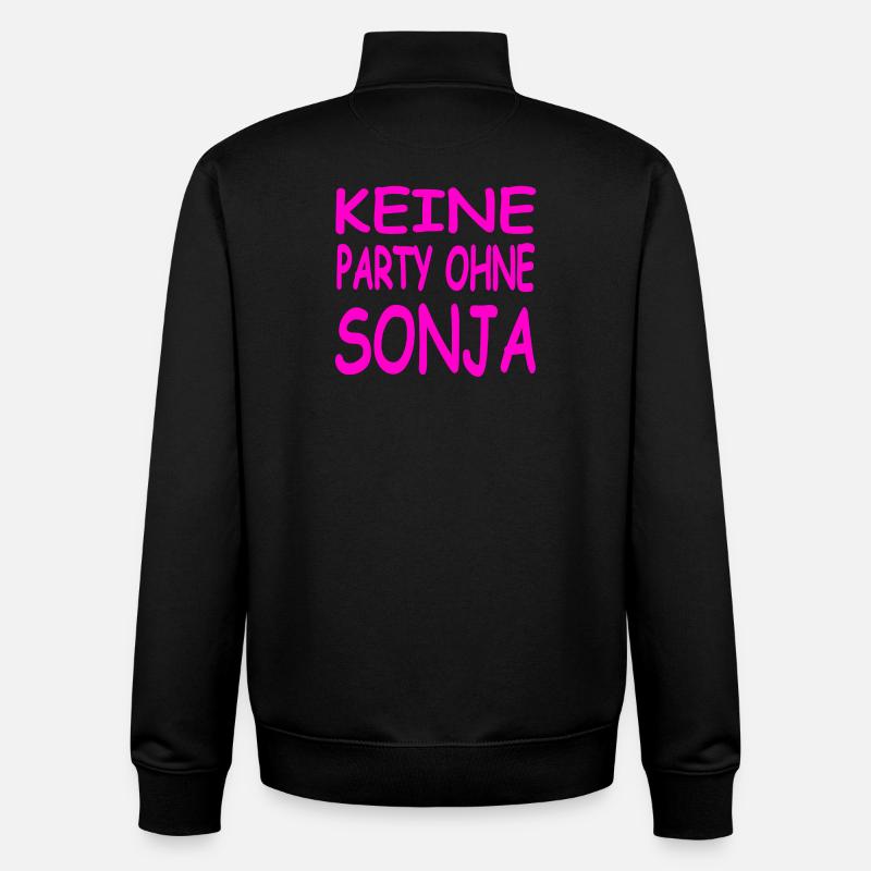 SONJA - Unisex Organic Zip Sweatshirt by Stanley/Stella - black