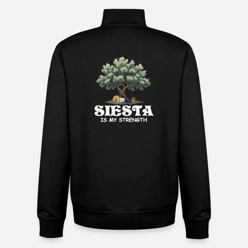 Siesta - Unisex Organic Zip Sweatshirt von Stanley/Stella - Schwarz