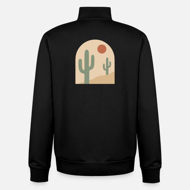 Desert Arch Serenity - Unisex Organic Zip Sweatshirt von Stanley/Stella - Schwarz