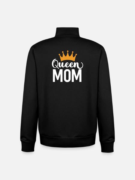 Die Mutter der Königin - Unisex Organic Zip Sweatshirt von Stanley/Stella - Schwarz