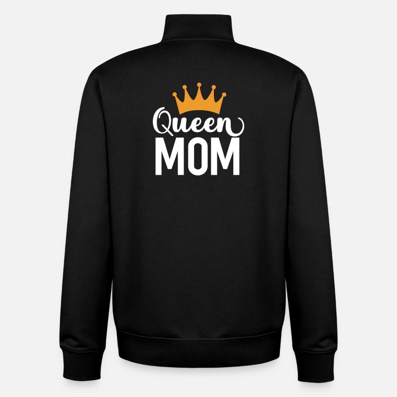 Die Mutter der Königin - Unisex Organic Zip Sweatshirt von Stanley/Stella - Schwarz