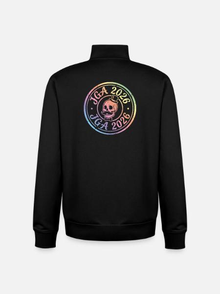 Jga 2026 Skull Bachelor Party - Unisex Organic Zip Sweatshirt by Stanley/Stella - black