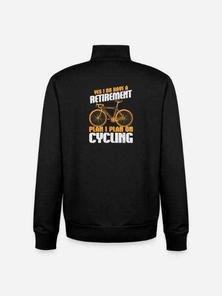 Vélo de route Cyclisme Vélo Cyclisme - Sweat zippé unisexe en coton bio Stanley/Stella - noir