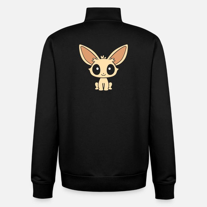 Fennec - Unisex Organic Zip Sweatshirt by Stanley/Stella - black