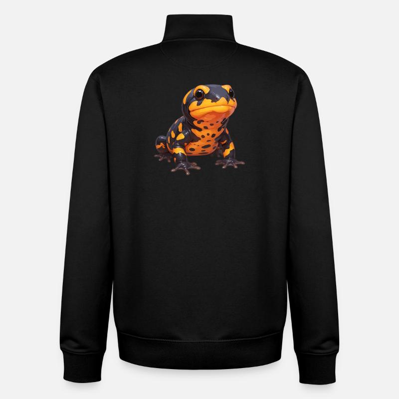 Feuersalamander Salamander - Unisex Organic Zip Sweatshirt von Stanley/Stella - Schwarz