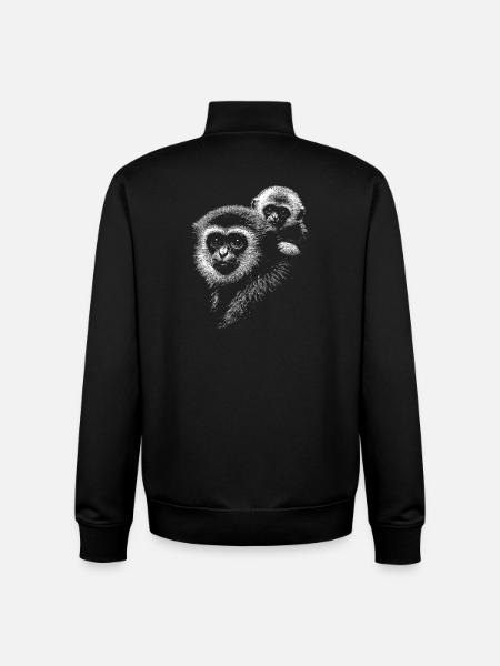 Gibon - Unisex Organic Zip Sweatshirt by Stanley/Stella - black