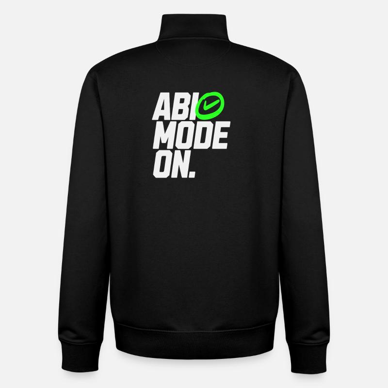 MODE ABI ACTIVÉ - Sweat zippé unisexe en coton bio Stanley/Stella - noir