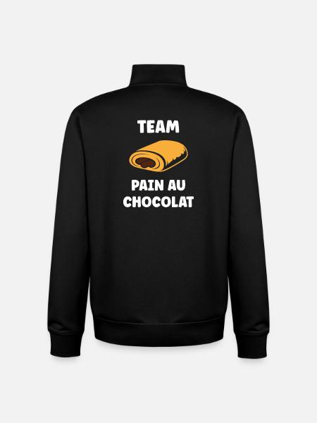 pain au chocolat - Unisex Organic Zip Sweatshirt von Stanley/Stella - Schwarz