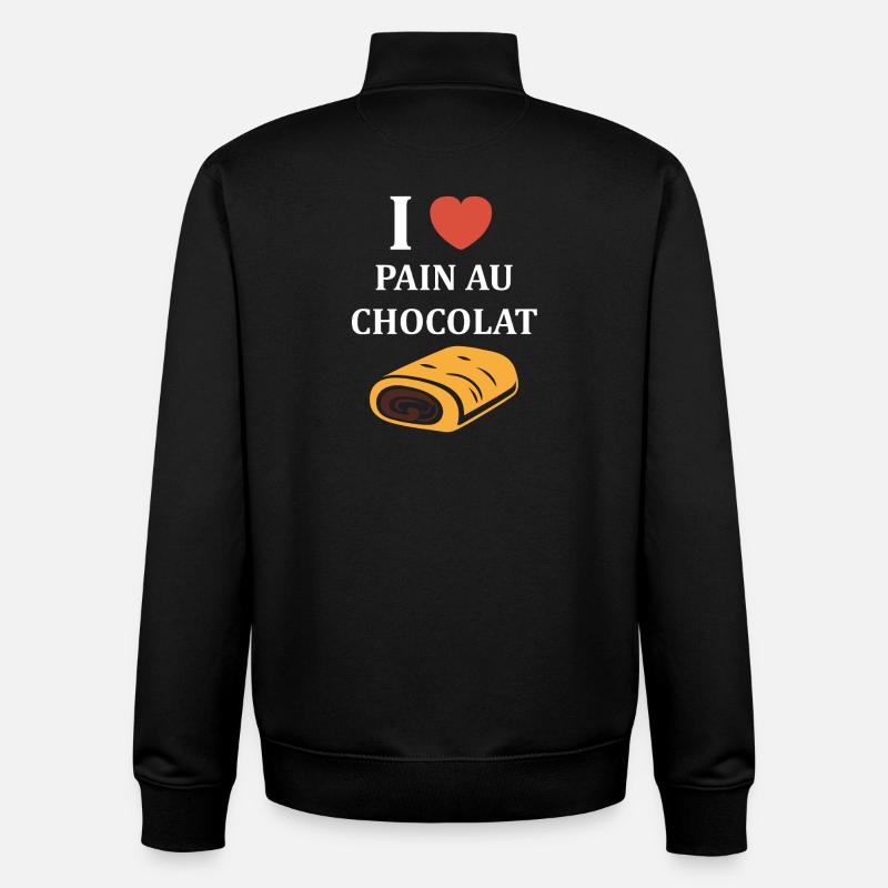 Schokolatin - Unisex Organic Zip Sweatshirt von Stanley/Stella - Schwarz