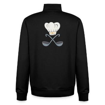 Toque - Sweat zippé unisexe en coton bio Stanley/Stella - noir - Dos - AI Model Male 185 light (185cm)