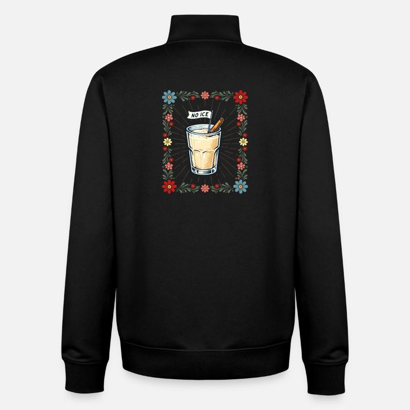 No Immigration Rights Protest gegen Abschiebung - Unisex Organic Zip Sweatshirt von Stanley/Stella - Schwarz